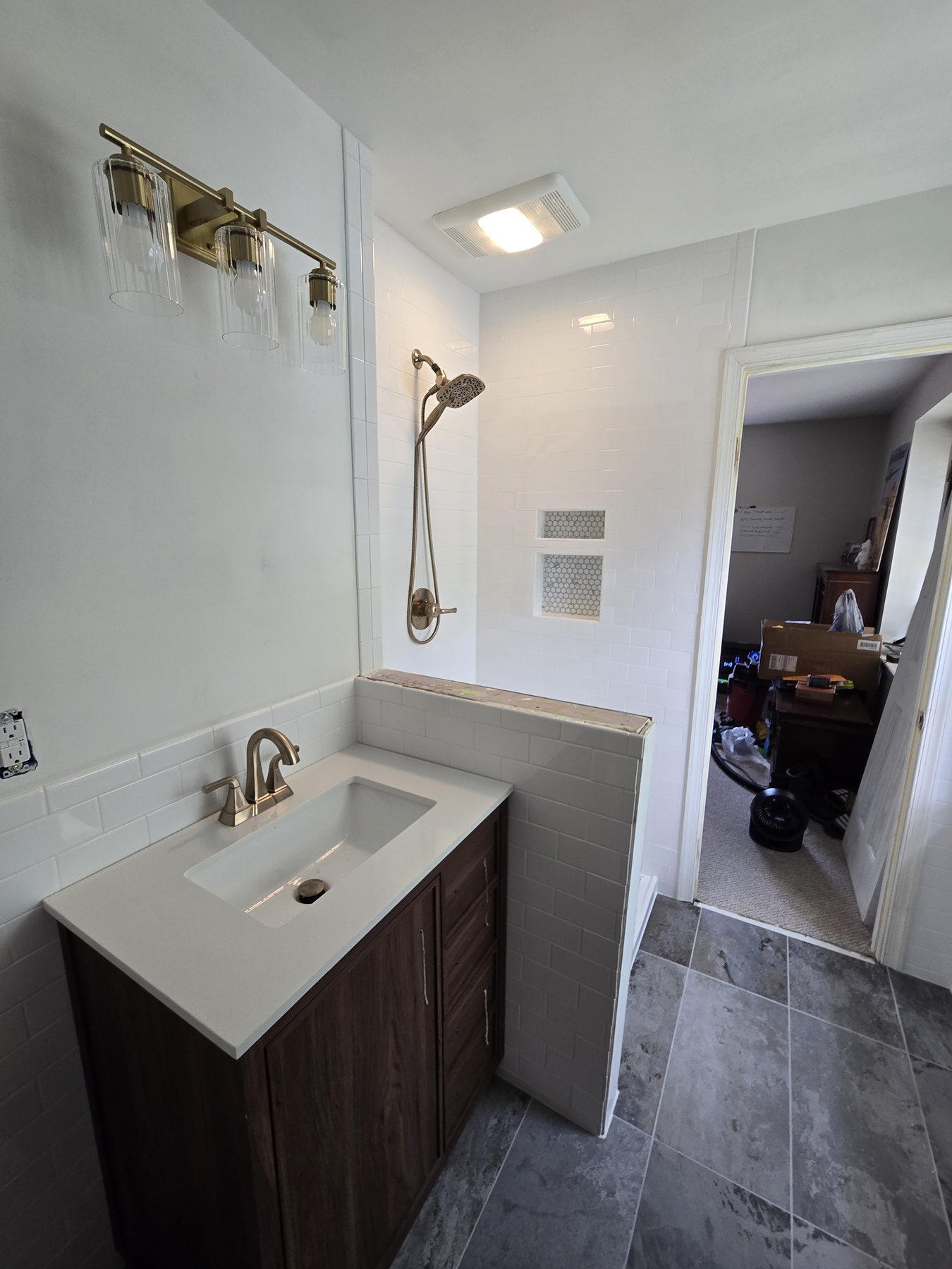 Finished shower