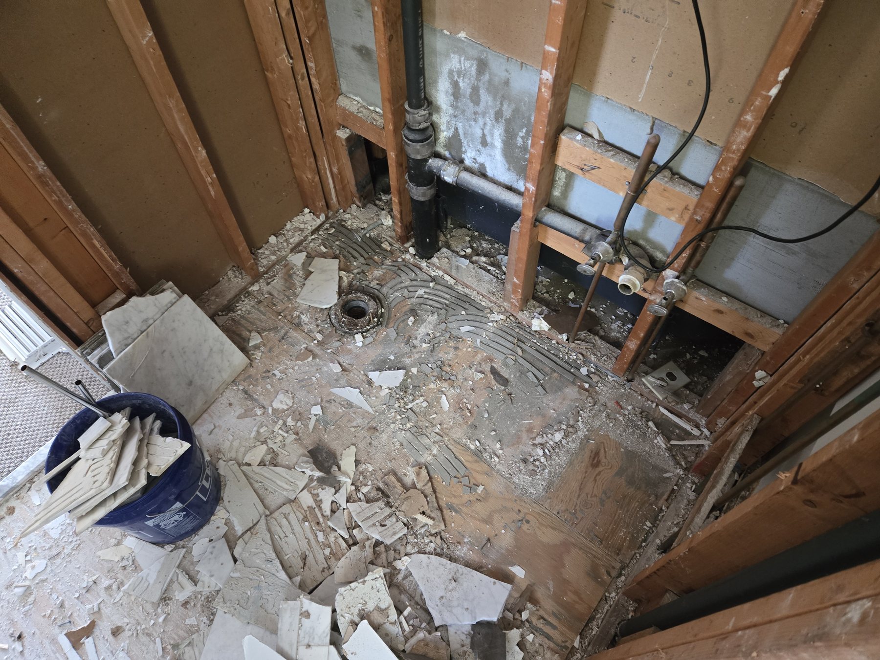 Bathroom demolition